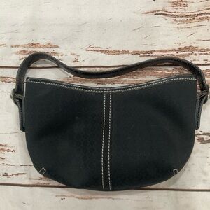 NINE WEST BLACK FABRIC MINI BAG